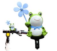 Vjeybv Frog Cycle Handlebar Ornament | Frog Cycle Ornaments | Windmill & Electric Scooter Decoration, Cute Portable Accessories for Outdoor Cycling