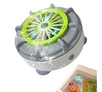 Vjeybv Fruit Spinner | Portable Vegetable Cleaner Bowl,Electric Food Purifier Automatic Cleaning Machine for Washing Draining Meat Seafood Salad Berry Meal Prep Cooking Home Daily Use