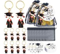 Vjeybv Graduation Key Chains | High School Graduate Graduation Key Chain - Inspirational Graduate Souvenir Masters Bag Pendants for Student Boys Classmates