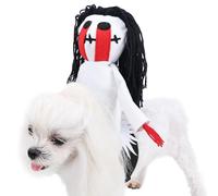 Vjeybv Halloween Dog Ghost Saddle Costume, Dog Halloween Cosplay Funny Awful Costume | Pet Costume Cosplay, Novelty Halloween Pet Ghost Saddle Costumes for for Halloween Puppy Kitten Cosplay