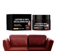 Vjeybv Leather Restorer | 50g Claret Leather Detailing Conditioner - Car Interior Cleaner Cream,for Automotive Furniture Handbag Purse Sofa Couch Footwear