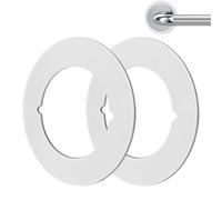 Vjeybv Metal Door Handle Round Fixing Plate Cover Filler Repair Backplate for Home, Living Room, Bedroom