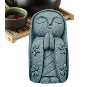 Vjeybv Monk Buddha Statue | Garden Stone Monk Buddha Statue,Adorable Zen Decoration, Spiritual Sculpture for Relaxation Meditation Room Home Patio Bathroom Fish Tank