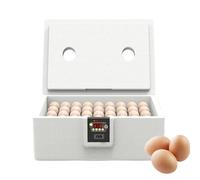 Vjeybv Quail Egg Incubator | Duck 10-25 Eggs for Hatching - Smart Hatcher with Full-Coverage Insulation Box for Poultry Duck Parrot Turkey Snake Turtle Reptile Breeding