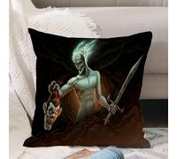 VJIZLOQB Throw Pillow Cushion Cover,Demon in the battle. Raster illustration,Pillow Cover for Home Livingroom Couch Bed Sofa Decorate 16 x 16 in