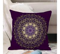 VJIZLOQB Throw Pillow Cushion Cover,Design Floral Mandala Ornament. Illustration. For Coloring Book Greeting Card Invitation T,Pillow Cover for Home Livingroom Couch Bed Sofa Decorate 20 x 20 in