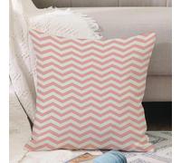 VJIZLOQB Throw Pillow Cushion Cover,Geometric, Chevron Waves Lines Herringbone Design Pastel Zigzag Stripes Pattern Vintage, C,Pillow Cover for Home Livingroom Couch Bed Sofa Decorate 16 x 16 in
