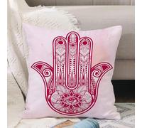 VJIZLOQB Throw Pillow Cushion Cover,Hamsa symbol. Decorative pattern. The ancient sign of Hand of Fatima. (2),Pillow Cover for Home Livingroom Couch Bed Sofa Decorate 16 x 16 in