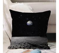 VJIZLOQB Throw Pillow Cushion Cover,Terre, planète Terre vue de la lune extra-atmosphérique Voie lactSalon,Pillow Cover for Home Livingroom Couch Bed Sofa Decorate 18 x 18 in