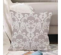 VJIZLOQB Throw Pillow Cushion Cover,Vector Vintage Baroque Floral Damask Pattern,Pillow Cover for Home Livingroom Couch Bed Sofa Decorate 12 x 12 in
