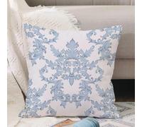 VJIZLOQB Throw Pillow Cushion Cover,Vintage Baroque damask floral pattern acanthus Imperial style. Vector decor background. Lu,Pillow Cover for Home Livingroom Couch Bed Sofa Decorate 12 x 12 in