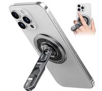 VJK Phone Grip Stand compatible MagSafe, Strong Magnetic Finger Ring Holder Magnet, Fidget Toy Design, Desk Holder for Mag&safe and Smartphone, Foldable Adjustable Kickstand
