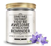VJOLI Wild Bluebell Scented Candle - Best Friends Gift, Funny Candle for Women, 200G, 50Hrs Burn Time