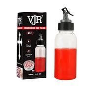 VJR Communion Cup Filler - 15 Oz Bottle With Push Button Release, Light Weight Wine & Juice Dispenser for Communion Cups, Filler Designed to Minimize Spills Church Supplies, Easily Fills 75+ Cups