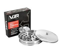 VJR Communion Trays with Lid Holy Wine Serving Tray - Communion Ware Set Stainless Steel - Communion Tray for Churches - Communion Supplies for Church New Silver Model Pack 1