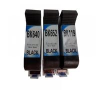 VJSLWPIB Compatible Ink Cartridge BK129 BK150 BK117 BK118 BK119 BK652 BK640 For Various Domino Handheld Inkjet Printers(BK117)