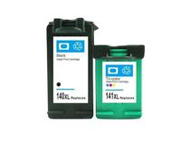 VjSLwPL Compatible With Photosmart C4583 C4283 C4483 C5283 D5363 Printer Models Replacement For Part Number 140 141 140XL 141XL(2 Black 1 Color)