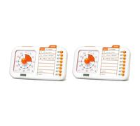 Vjsujehgy 2X Visual ADHD Timer for Kids & Adults with Planning Board, Task Timer, Chore Chart & Visual Schedule Planne