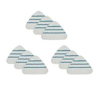 Vjsujehgy 9Pcs Steam Mop Replacement Pads Triangle Washable Cloth Cleaning Floor Microfiber Mop Head Pad Steam Mop Fittings