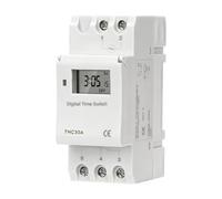 Vjsujehgy AC THC 30A Relay 2 Wire Weekly Seven Days Timer forNeon Lights forBroadcasting andTelevision Equipment