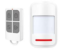 Vjsujehgy Audible and Visual Alarm Detectors Pir Alarm Wireless Remote Control Infrared Sensor for Home Use 120dB 433MHz Remote Control