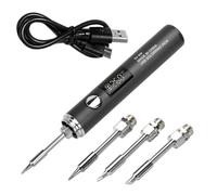 Vjsujehgy DC3.7V 2A USB Electric Soldering Iron Type-C 5 Gears Temperature Adjustable USB Soldering Iron