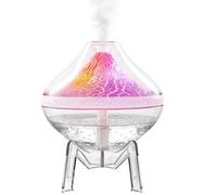 Vjsujehgy LED Colorful Gradient Light Mini Humidifier for Plants Cool Mist Ultrasonic Small Humidifier for Bedroom A