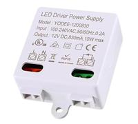 Vjsujehgy LED Transformer 12V/DC,0-10W Mini Transformer,Power Supply Drive,Electronic Transformer for 12V LED Lights and LED Light