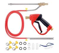 Vjsujehgy Pressure Washer Sand Kit with, 5000 PSI Sand for Pressure Washer with 4 PCS Replacement Nozzle