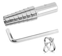 Vjsujehgy Professional Sizer with Hex Wrench, Expanding Ring Mandrel, Jewelry Making Tool Set for Resizing and Repairing