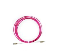 VJSUWI 10 Pack OM4 1M Fiber Optic Patch Cables - Red/Purple Simplex 2.0/3.0 Patch Cables(LC-SC)