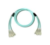 VJSUWI Armored Fiber Optic Patch Cord 6 Core 150-300M OM3 MM 6C SC LC FC STA Multimode(150m FC-FC)