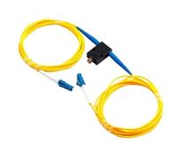 VJSUWI LC Fiber Adjustable Attenuator 0-60dB In-line Mechanical Variable Online Type Optical Attenuator FTTH Singlemode Simplex