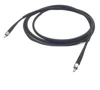 VJSUWI SMA905 plastic fiber optic jumper 1000um 1mm core 6.0mm outer jacket POF patch cord 1m 2m 3-m 1 piece(Dark Grey)