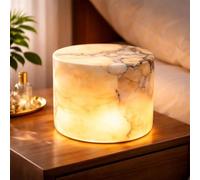 Vjyibpb Marble Lamp Night Light Touch, Marble Touch Light Onyx Luxury Table Lamp, Type-C Rechargeable Dimmable LED for Bedroom Desk Decor