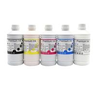 VJZYUTSW 1000ML DTF Ink Set For Direct Transfer Film Compatible With PET Film For All Desktop And Large Format DTF Printers Available In BK C M Y WH Colors 5 Bottles(1 SET)