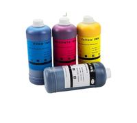 VJZYUTSW 1000ml Ink Bottle 4 Colors Compatible With 82 Pigment Ink For Designjet 500 800 510 Printers(1PCS Yellow)