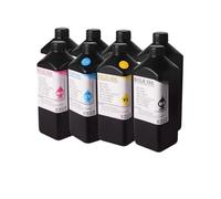 VJZYUTSW 1000ML LED Ink Compatible With DX4 DX5 DX6 DX7 DX10 TX800 XP600 Printheads For 1390 L800 L1800 L805 R1800 R1900 Modified Printers(Light Magenta Soft)