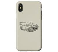 VK 1801 Panzer I Prototype German WW2 Tank Diagram Info Case for iPhone X/XS