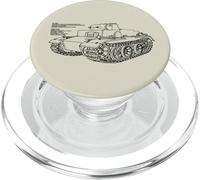 VK 1801 Panzer I Prototype German WW2 Tank Diagram Info PopSockets PopGrip for MagSafe