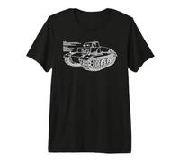 VK 1801 Panzer I Prototype German WW2 Tank Diagram Info Premium T-Shirt
