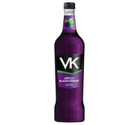 VK Alcopop Bottles 6 x 70cl - Big Bottles X6 - Vodka - Pre Mixed & Ready to Drink - 3.4% ABV - Party Drink - Maximum Flavour Sparkling Vodka Drink (Apple & Blackcurrant)