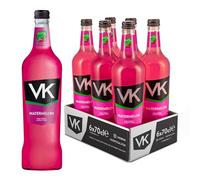 VK Alcopop Bottles 6 x 70cl Watermelon - Big Bottles - Vodka - Pre Mixed & Ready to Drink - 3.4% ABV - Party Drink - Maximum Flavour Sparkling Vodka Drink