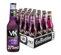 VK Apple & Blackcurrant | Plastic Bottles | 24 x 275ml Case Pack | Vodka Alcopop | PET Plastic Bottles for Events Weddings, Parties, Festivals, | NOT GLASS | Glass free | Alcoholic Drink