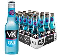 VK Blue Alcopop Drinks | Plastic Bottles | 24 x 275ml Case Pack | Vodka Alcopop | PET Plastic Bottles for Events | Weddings, Parties, Festivals | NOT GLASS | Glass free | Alcoholic Drink
