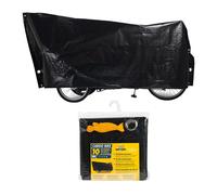 VK International Cargo Bicycle Bike Waterproof Cover Dust Rust Resistant BLACK