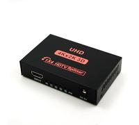 VKBAND HDMI Splitter 1 in 4 Out V1.4 Powered 1x4 Ports Box Supports Full Ultra HD 1080P 4K/2K and 3D Resolutions (1 Input to 4 Outputs)