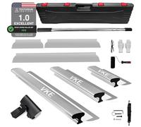 VKE Drywall Skimming Blade, 12"/20"/32"Spatula Blade,39"-82"Extension Handle, Stainless Steel Skimming Blade, Suitable for Wall/Ceiling Smoothing,Drywall Taping Tools with Outer Box, Silver