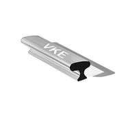 VKE Drywall Skimming Blade Set 30/50/80cm, Stainless Steel Speed Skim 2.1m Extension Handle, Professional Plastering Spatula for Large Working Area Wall Decoration, 3 Extra Skimming Blades(400mm 1PCS)