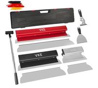 VKE Surface Spatula, Spatula Set 25/40/60 cm, Aluminium Alloy Handle | With interchangeable blades, 2.1 m telescopic pole and multifunctional spatula for plastering walls and ceilings